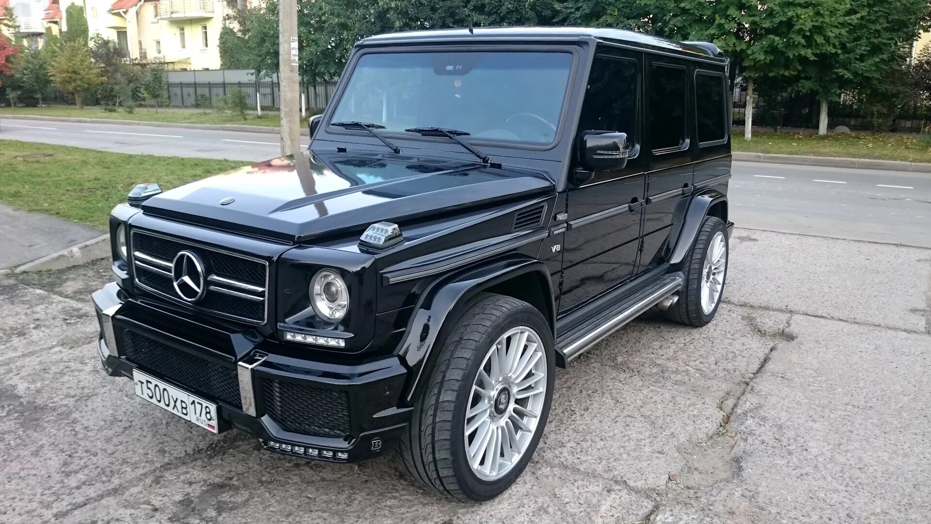 Скачать обои Mercedes, Black, G-class, Gelendwagen, Briсk, раздел mercedes в раз