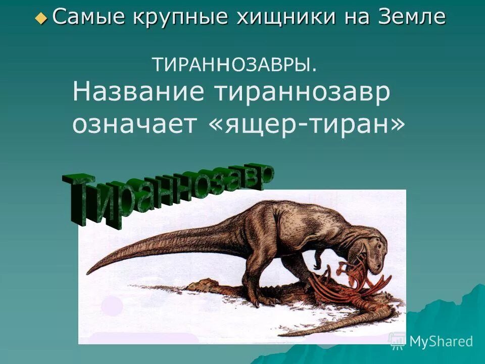 Когда жили динозавры урок. Хищные динозавры названия. Динозавры презентация.