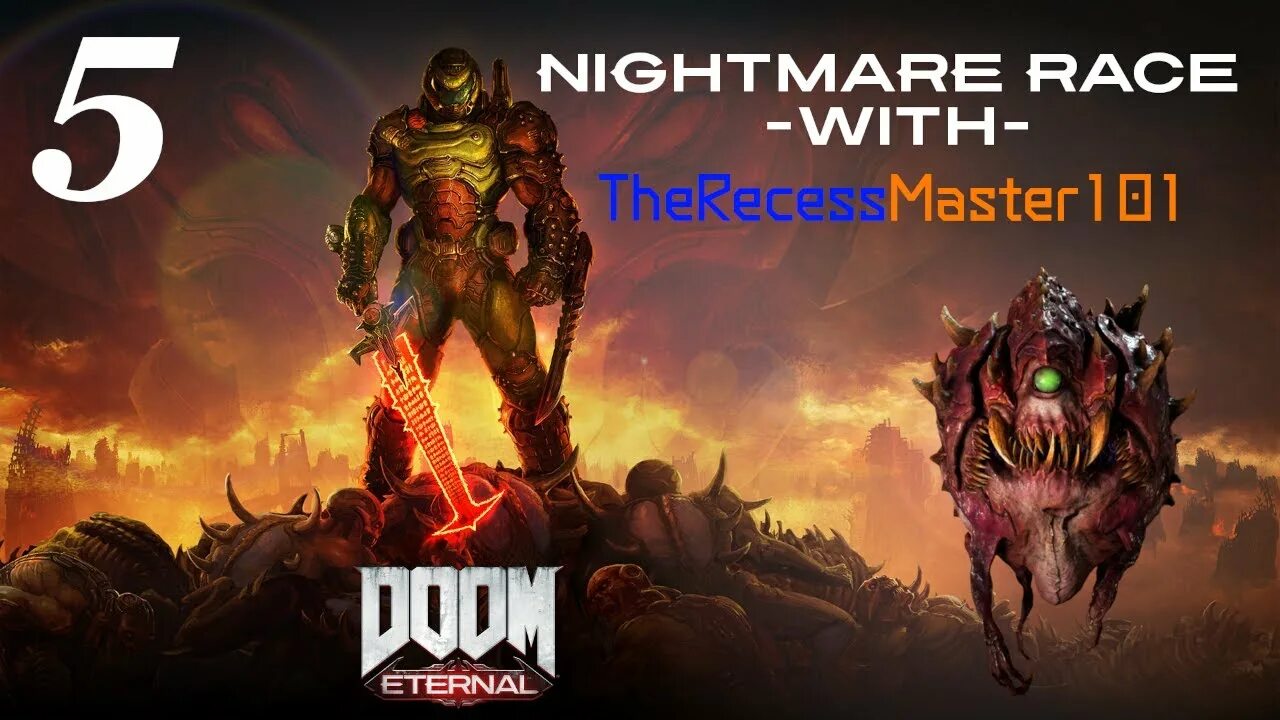 Doom the thing. Doom 2016 обложка. Дум Этернал меха-зомби.