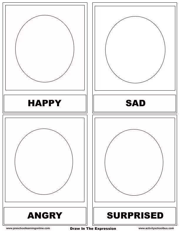 Emotions worksheet