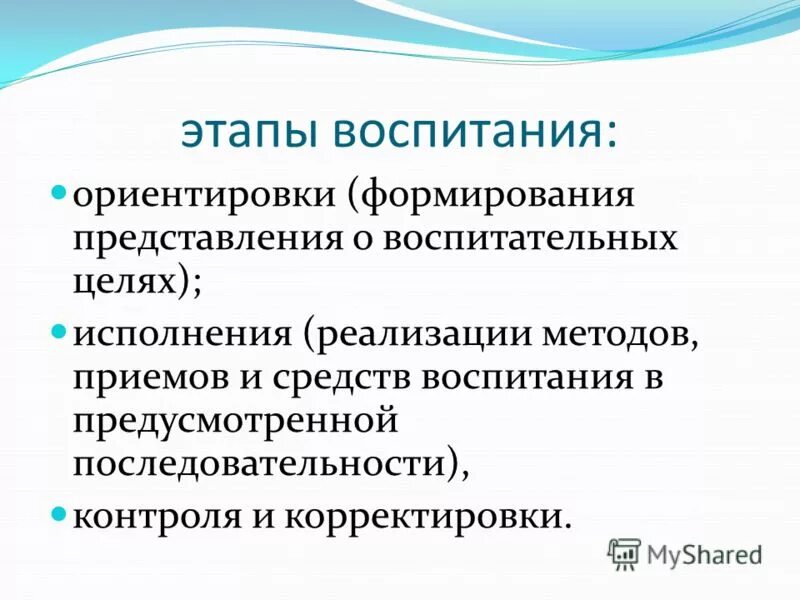 Этапы воспитания. Основные этапы воспитания. Этапы воспитания в педагогике. Этапы воспитательного процесса.