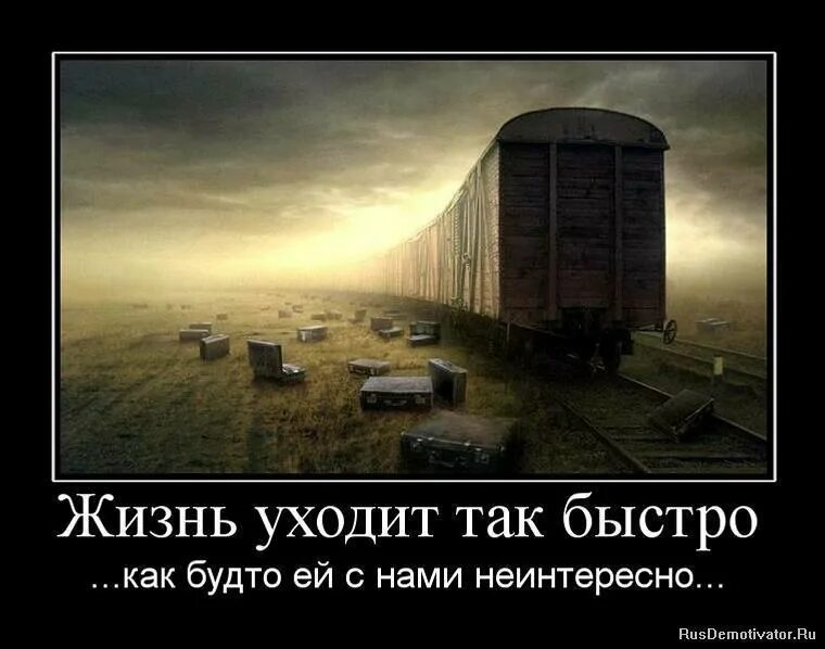 Жизнь уходит так быстро. Жизнь уходит так быстро как будто ей с нами неинтересно. Жизнь это так быстро. Демотиваторы про жизнь. Быстро приходит быстро уходит