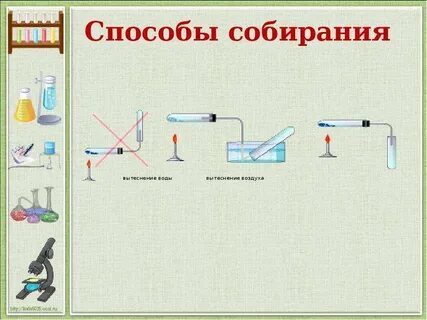 Получение и собирание кислорода химия 8 класс