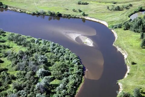 В каких районах рек