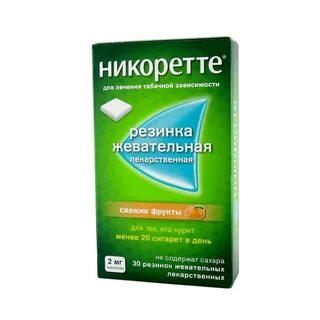Никоретте резинка жевательная резинка 2