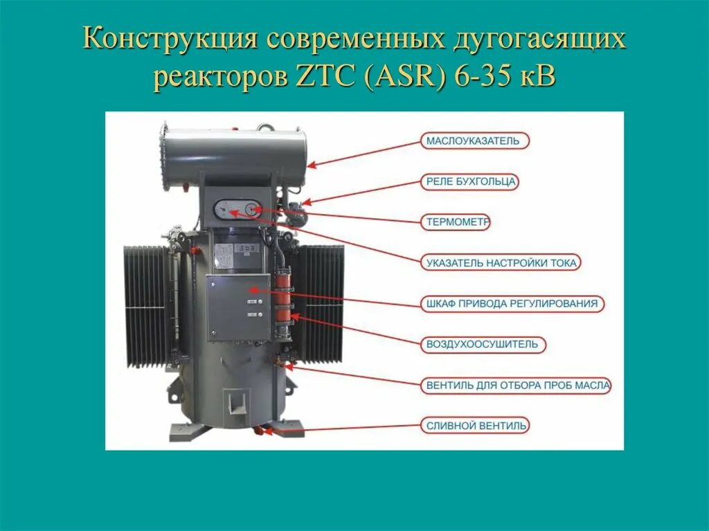 Трансформатора дугогасящего реактора