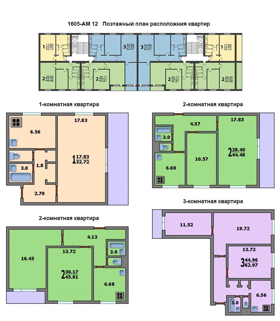 Планировка панельных квартир. 1605-Ам/12 планировка. Планировка дома 1605-ам. 1605-Ам планировка 3 комнатная.