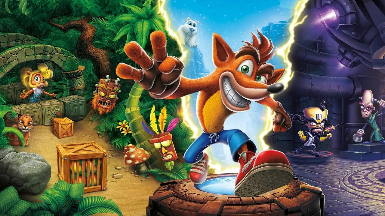 Crash Bandicoot n-Sane Trilogy. Crash Bandicoot Cover. Crash Bandicoot PLAYSTATION 1.