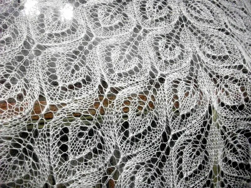 Вязание оренбургских платков. Исландская ажурная шаль / Icelandic Lace Shawl. Шарф паутинка. Узоры оренбургских паутинок. Узоры для вязания пуховых паутинок.