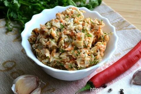 Салат с минтаем рецепт
