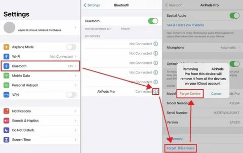 Airpods pro как сбросить до заводских настроек