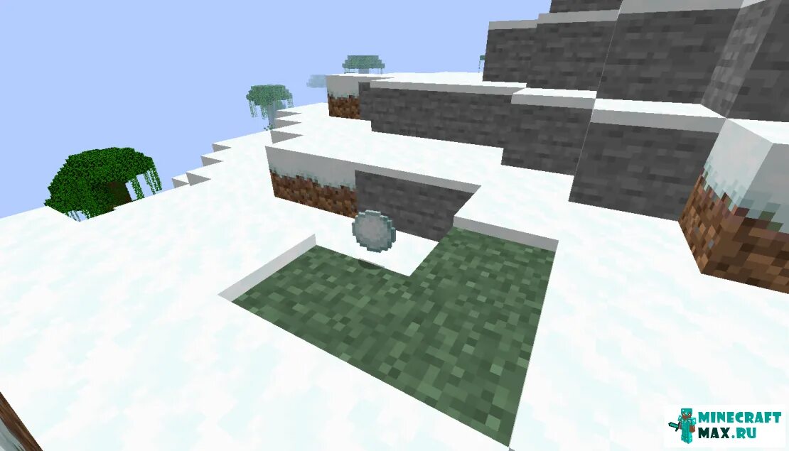 Type minecraft snowball run