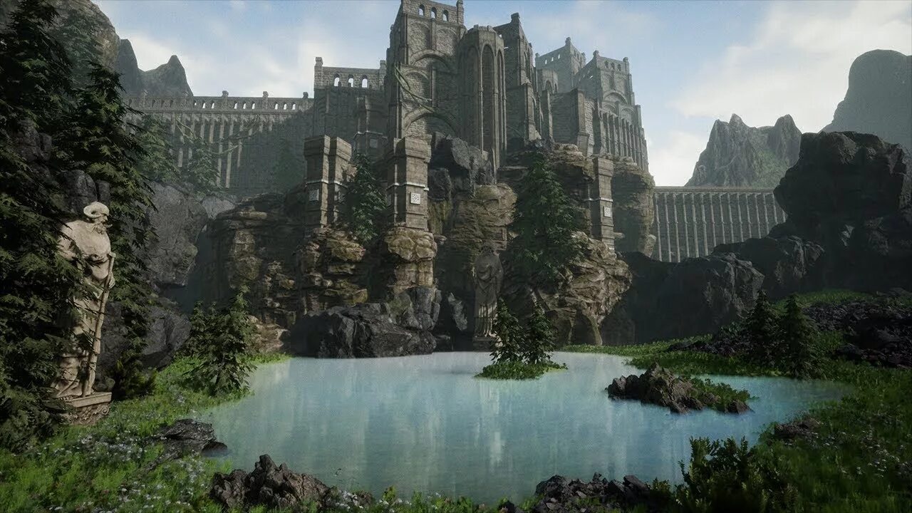 Unreal level. Castle ue4. Ue4 Level. Unreal engine замок. Level Design ue5.