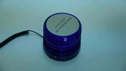 Синий сигнал маячка