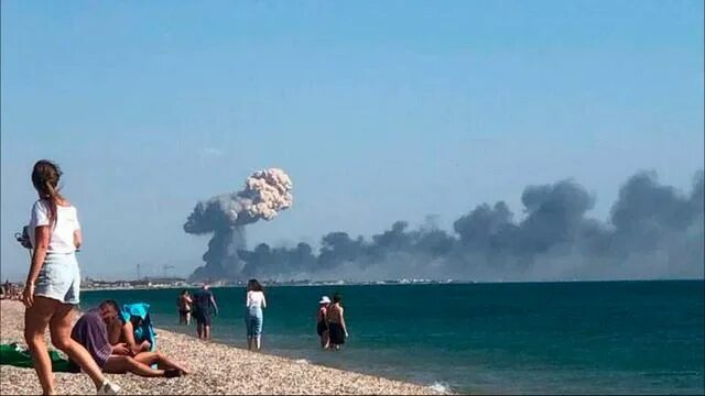 Сегодняшнее нападение. Атака на Севастополь. Взрыв корабля. Взрывы в Крыму.