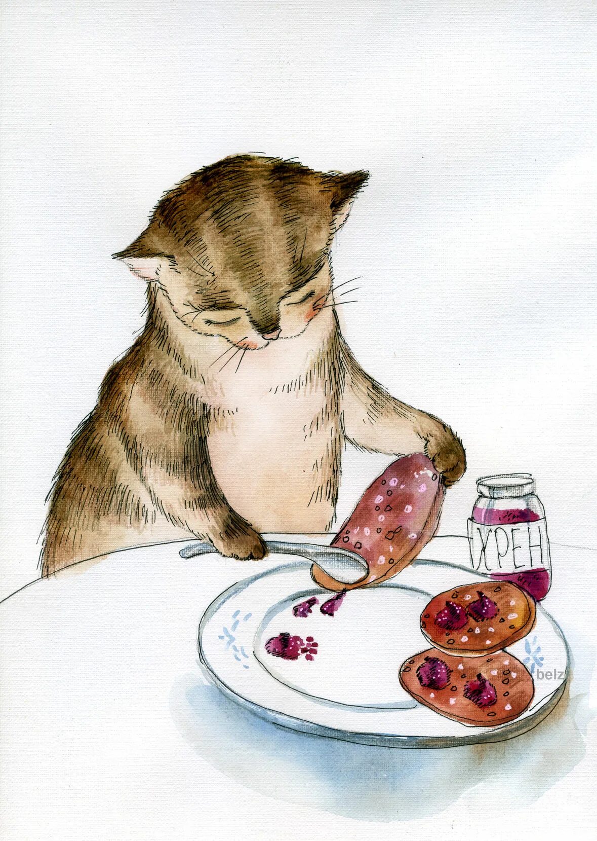 Кот колбаска. Люблю колбасу. Кот с колбасой рисунок. Шуточный рисунок кот с колбаской. Я люблю колбасу картинки.