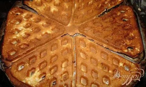 Пошаговый рецепт хрустящих вафель