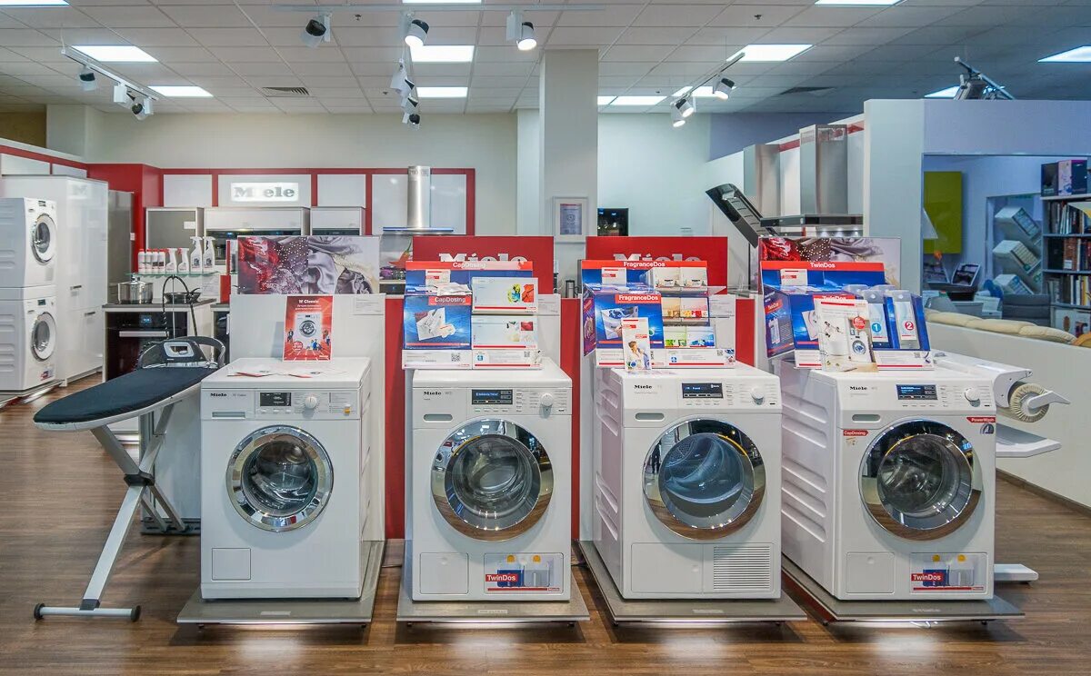 Магазины бытовой техники в санкт. Miele фирменный магазин. Бутики Miele. Магазин Miele ТЦ Европейский.