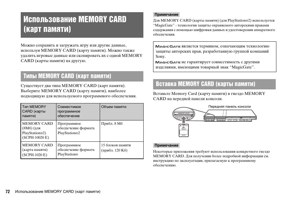 Память инструкция по применению. Сони плейстейшен 2 инструкция пользователя. Мануал для игровой приставки. Инструкция по использованию карты памяти. Ps2 инструкция на русском.