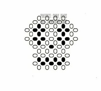 Брелок из бисера крестиком схемы