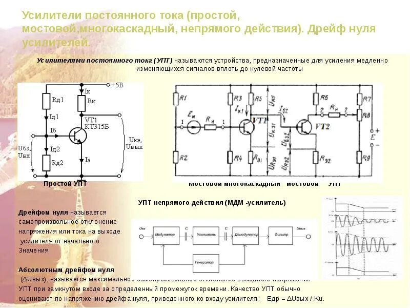 Усилитель переменного тока. Многокаскадный усилитель постоянного тока. Усилители постоянного тока принцип действия. Дрейф нуля в усилителях постоянного тока. Усилитель постоянного тока для измерительной головки.