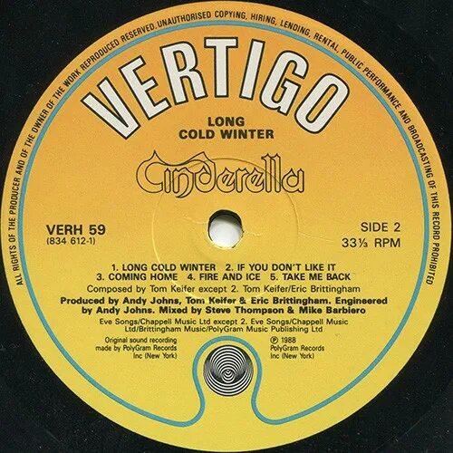 Long cold. Long cold. Cinderella long cold winter 1988. Золушка пластинка. Синдерелла группа 1988.