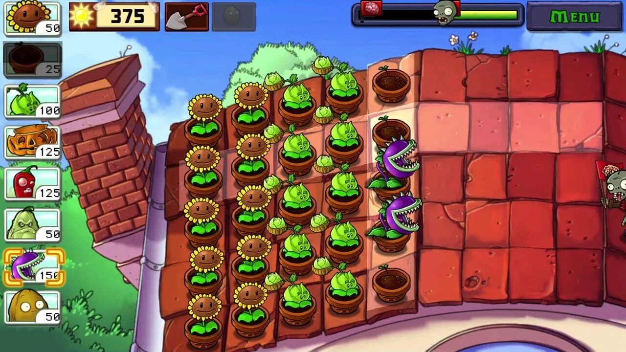 Растения против зомби 15 уровень. PVZ' 1 Roof. Plants vs Zombies 1 на крыше. Plants vs Zombies Roof. Растения против зомби 2 на крыше.