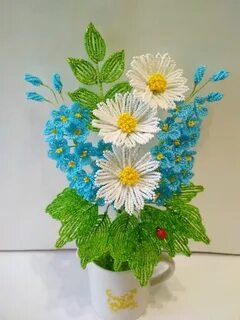 Ромашка из проволоки