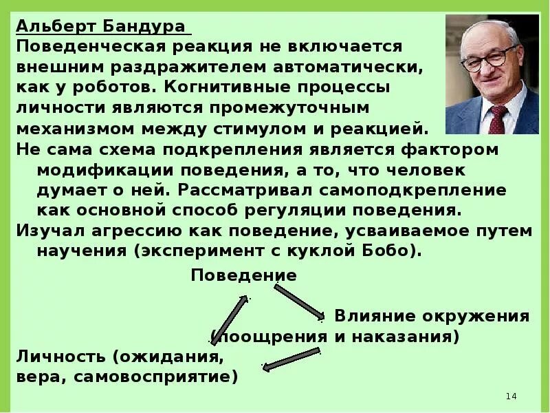 Научение подходы. Бандура направление в психологии. Бихевиоризм бандуры кратко.