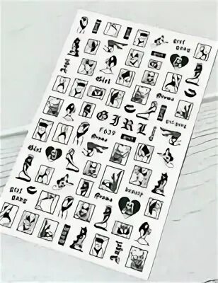 F639olya. F639. Наклейки f. W639 наклейки. Nail Sticker f639.