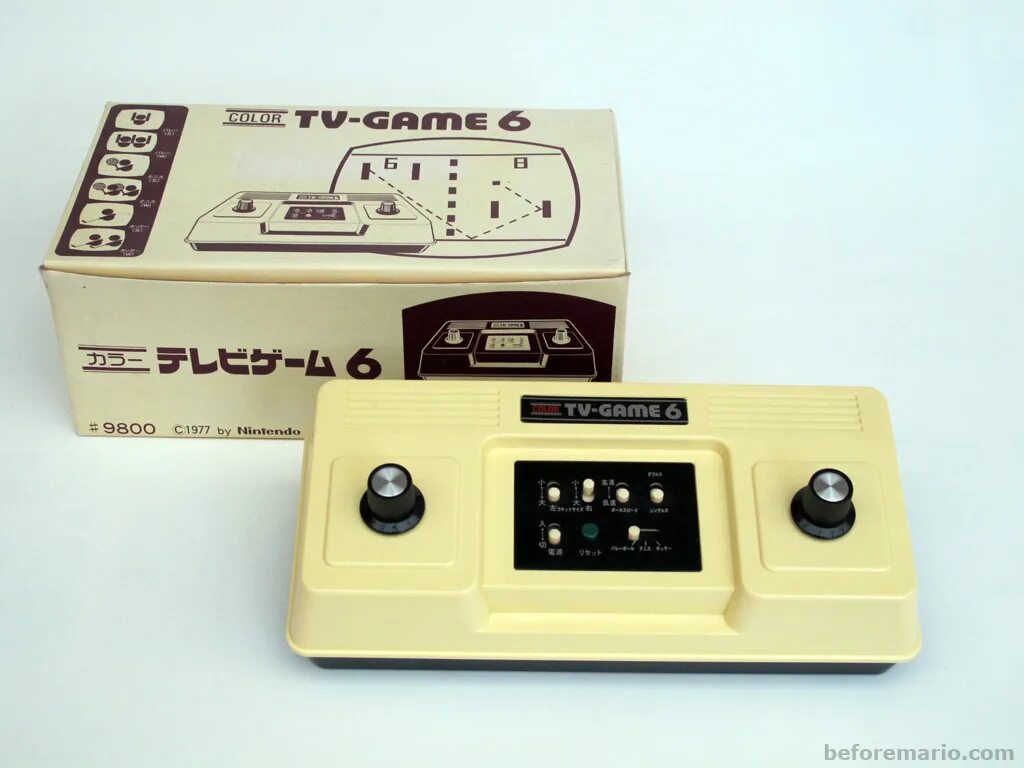 TV-game 6 Nintendo. Color TV game 6. Nintendo Color TV game. Nintendo Color TV game Series (1977 – 1979).