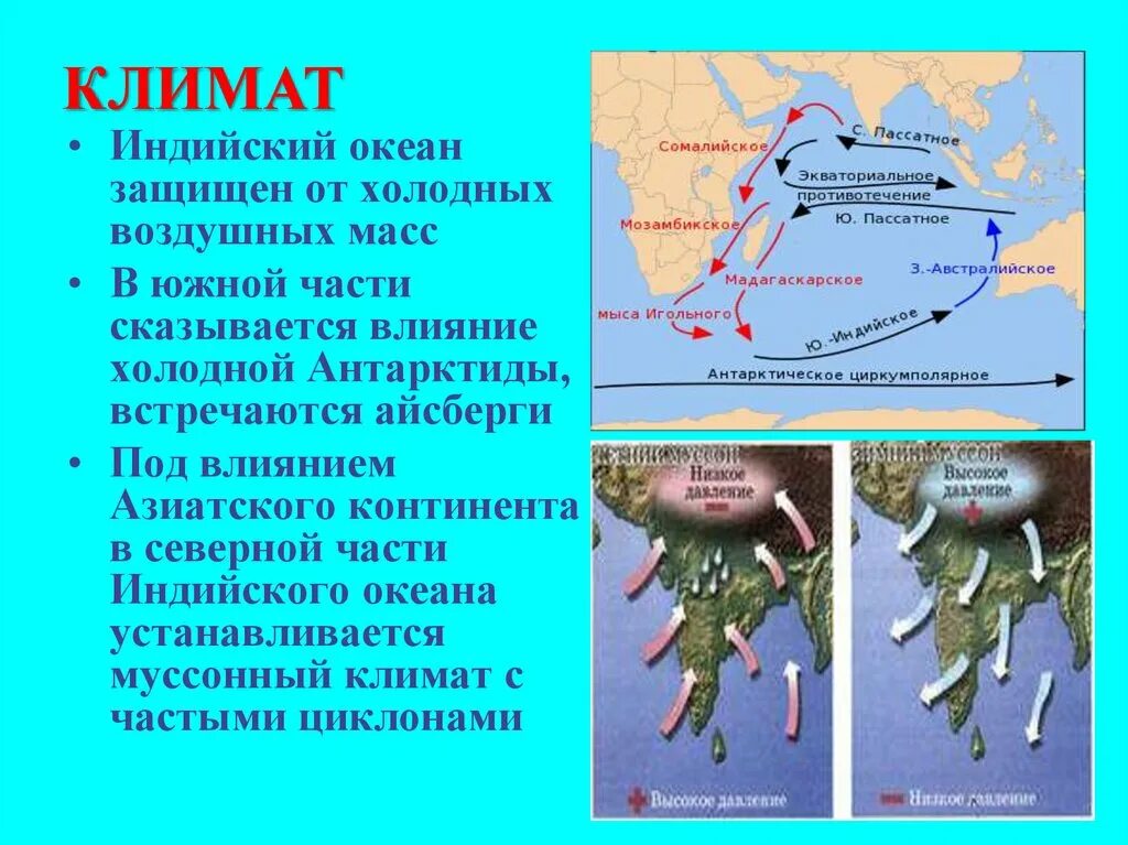 Климат индийского океана 7 класс география. Особенности климата индийского океана. Климат индийскогоокенана. Климат индийского океана кратко. Климатические особенности океана