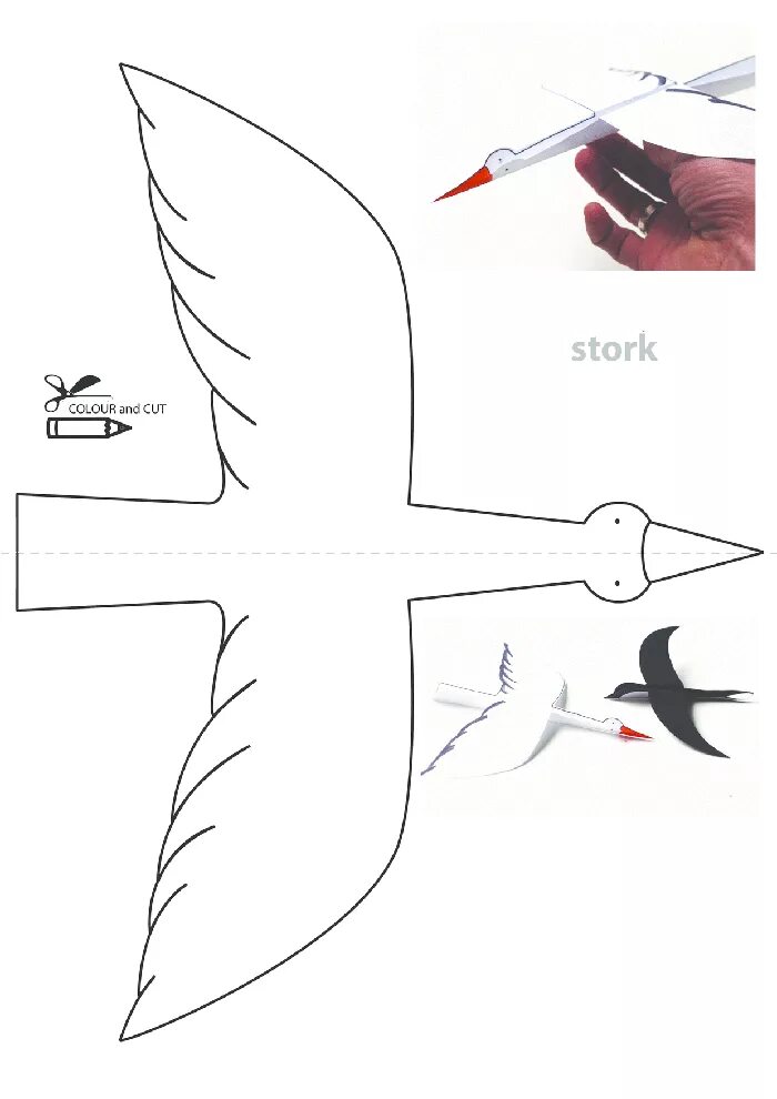 Шаблон птицы. Шаблон птицы для аппликации. Аист из бумаги. Макеты птиц для аппликации. Журавли аппликация из бумаги