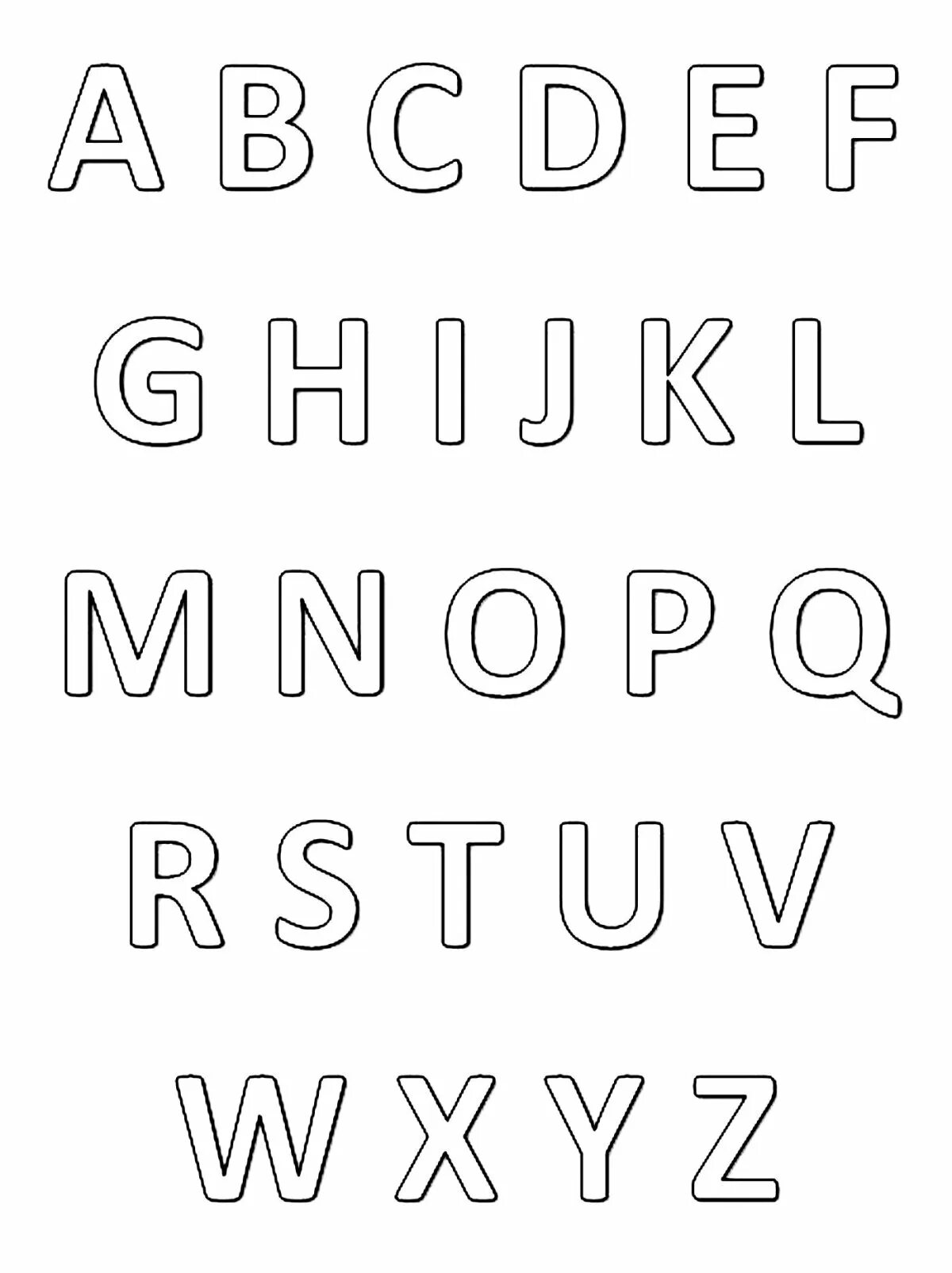 Трафарет английских букв. Alphabet. Алфавит английский с пустыми буквами. Буквы французского алфавита раскраска. Испанский алфавит раскраска.