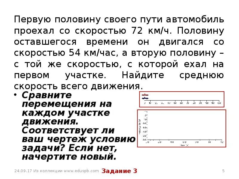 Автомобиль ехал м часов