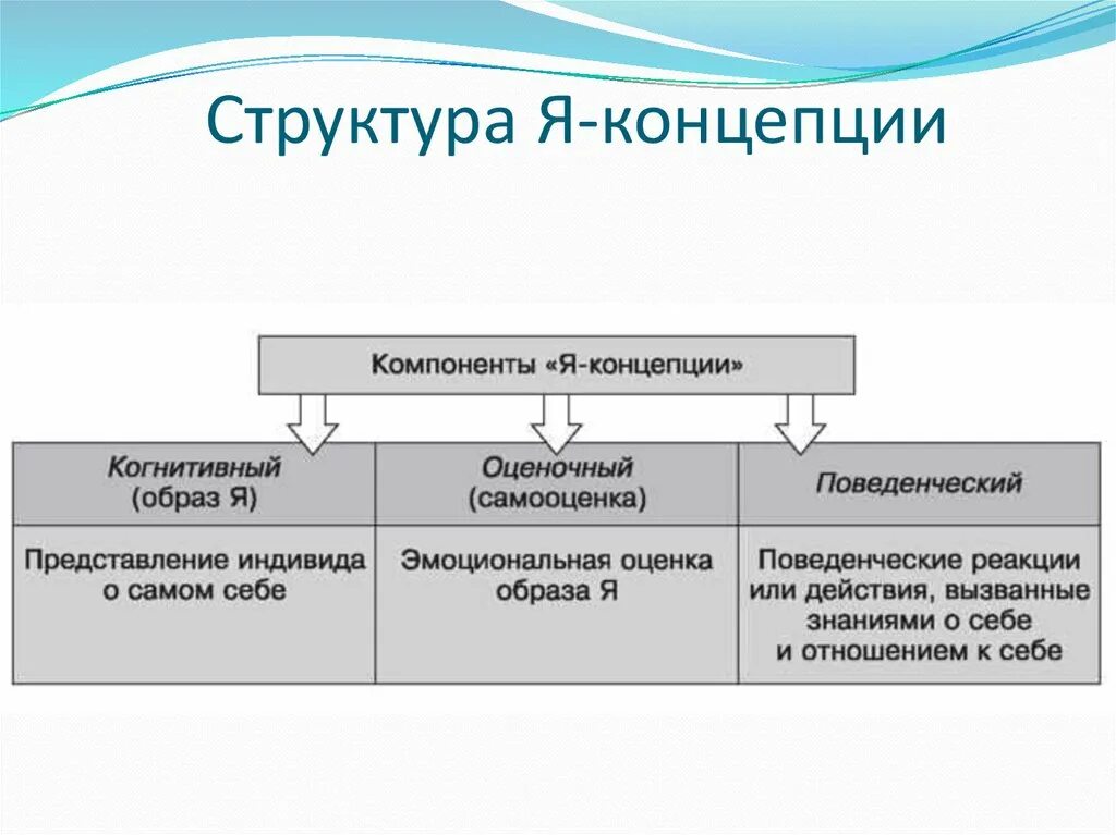 Иметь составляющие. Структура я концепции и ее функции. Понятие я концепция в психологии. Структура я концепции. Составляющие я концепции.