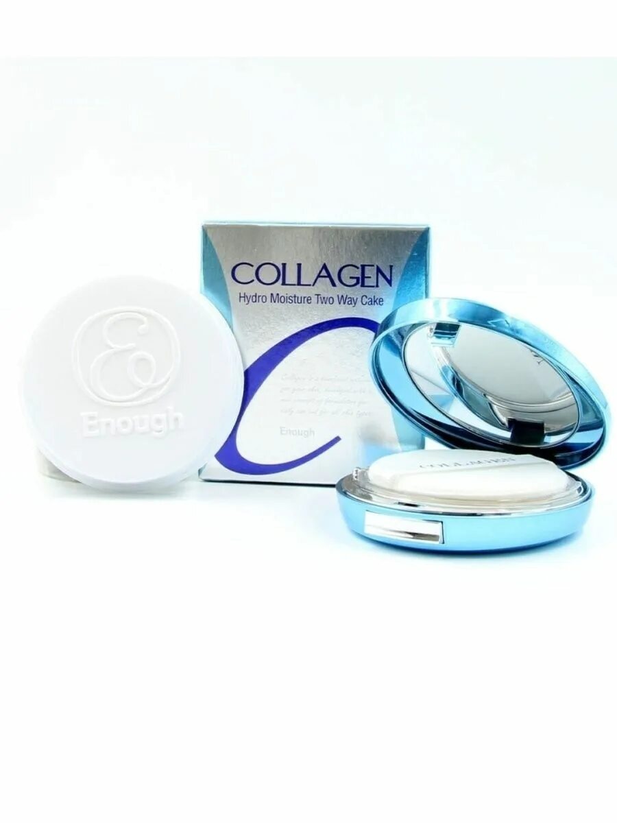 Enough collagen hydro moisture two way cake. Collagen hydro moisture two way cake spf25 pa++. пудра коллаген 13. пудра коллаген 13 тон.