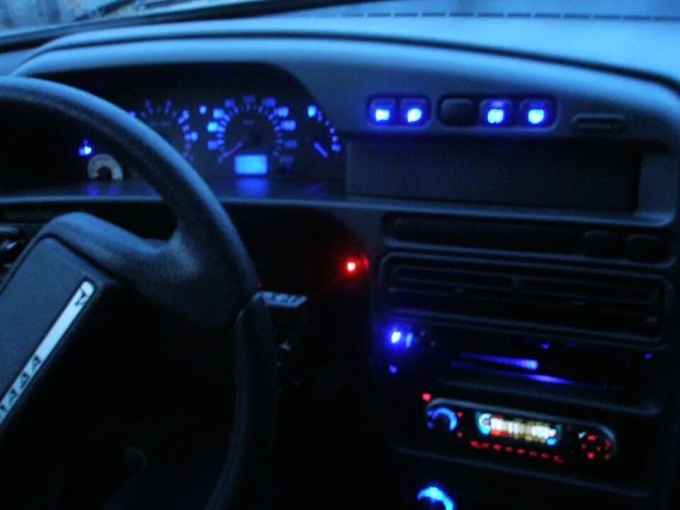 Светодиодная подсветка - Lada 2114, 1,5 л, 2007 года тюнинг DRIVE2