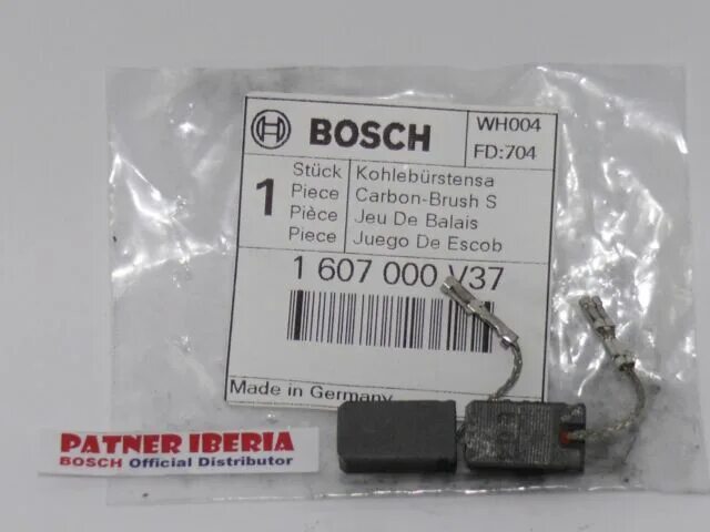Купить bosch 37. Щетка угольная Bosch 1607000v37. 1607000v37 комплект угольных щеток Bosch. Щетки графитовые (угольные) 1607000v37 размер. Бош 1607000v38.