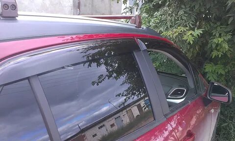 Как приклеить ветровики