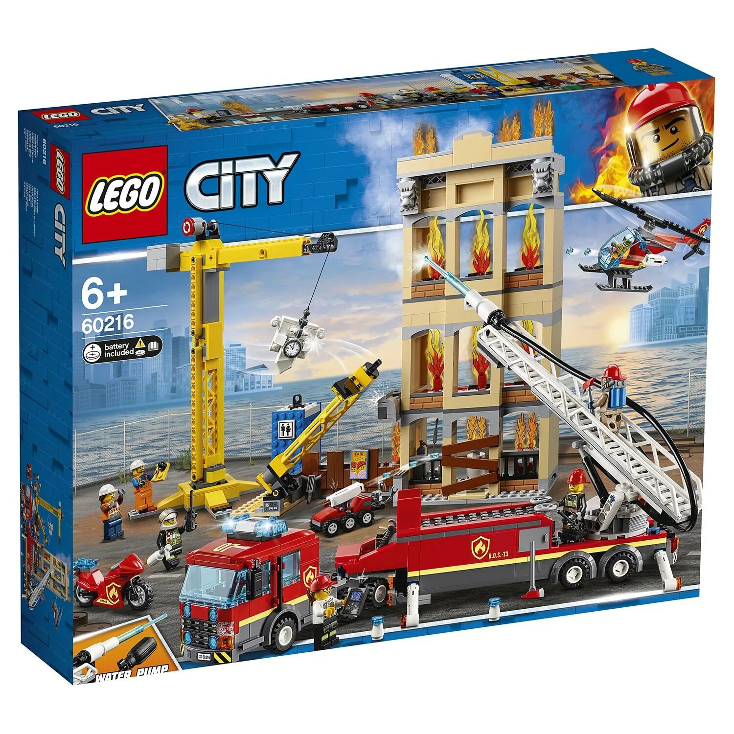 Сити пожарная. Лего Сити 60216. LEGO City 60216. LEGO City Fire 60216. Лего Сити пожарная 60216.