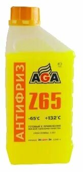 Ага для 1. Антифриз Aga z65. Антифриз ага желтый z65. Антифриз Aga g12 желтый. Aga z65 антифриз желтый.