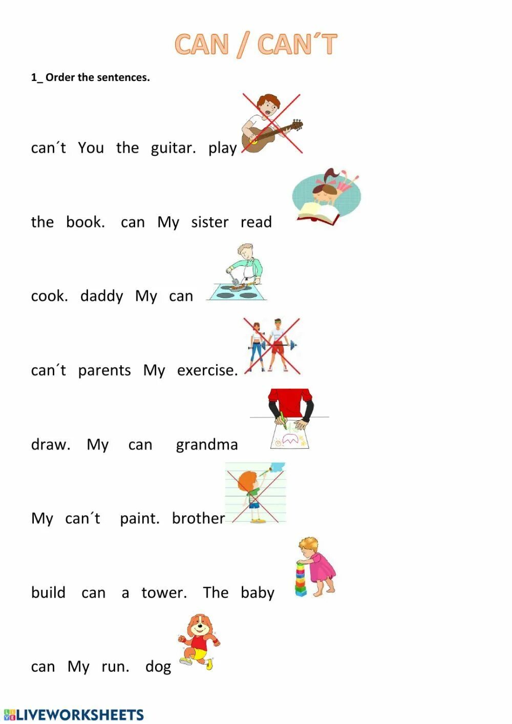 Английский can can't. Can can`t for Kids. Can упражнения для детей. Глагол can упражнения. Read and complete can can t have
