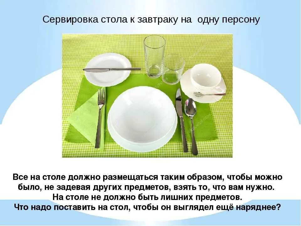Проект по технологии на тему сервировка стола Виды сервировки фото
