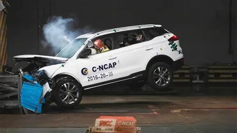 Geely atlas краш тест