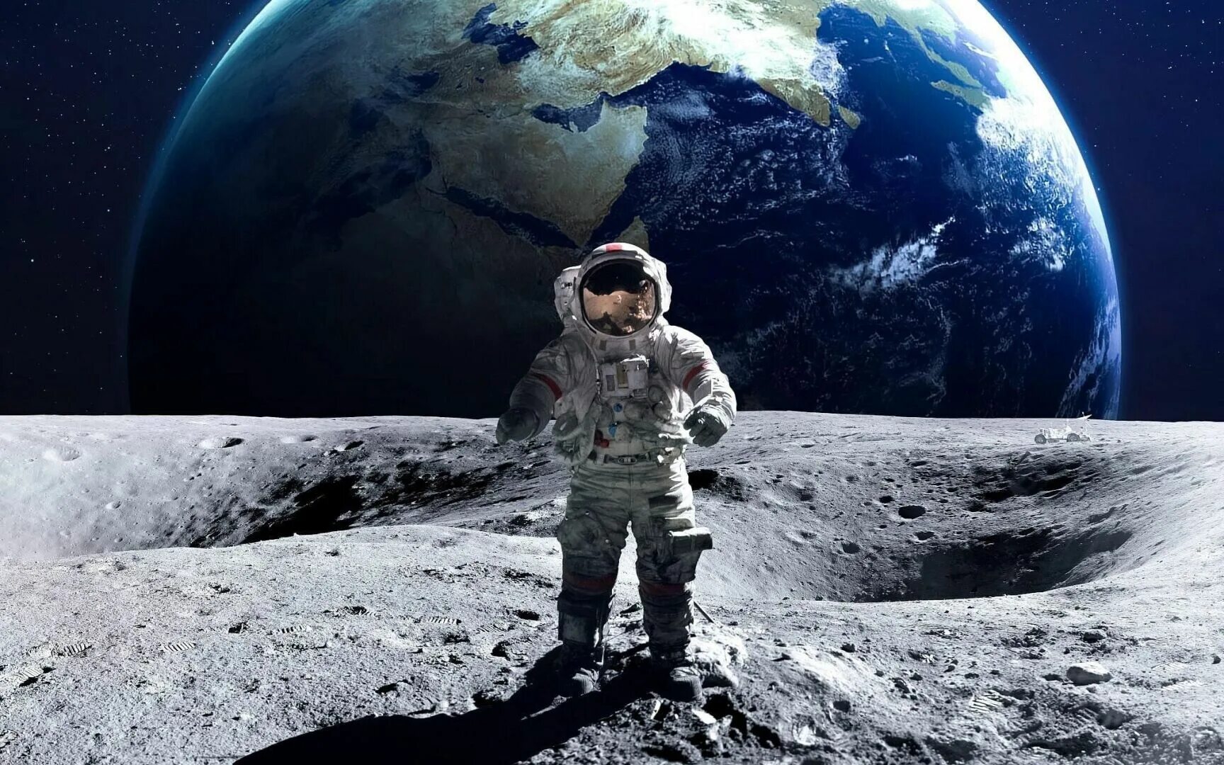 Мечты о полетах в космос. Космонавт на Луне. Астронавты на Луне. Космонавт в космосе на Луне.