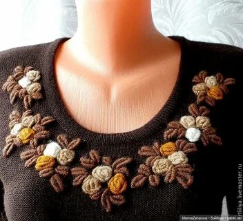 Украсить вязаную