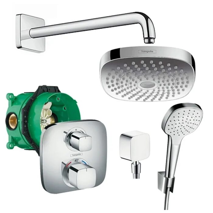 27294000 Hansgrohe. Hansgrohe Croma select e/Ecostat e 27294000. Душевая система Hansgrohe Croma select e/Ecostat e 27294000 термостат. Душевой комплект Hansgrohe Set Croma select e 27294000 8 предметов цвет хром. Душевая хансгрое