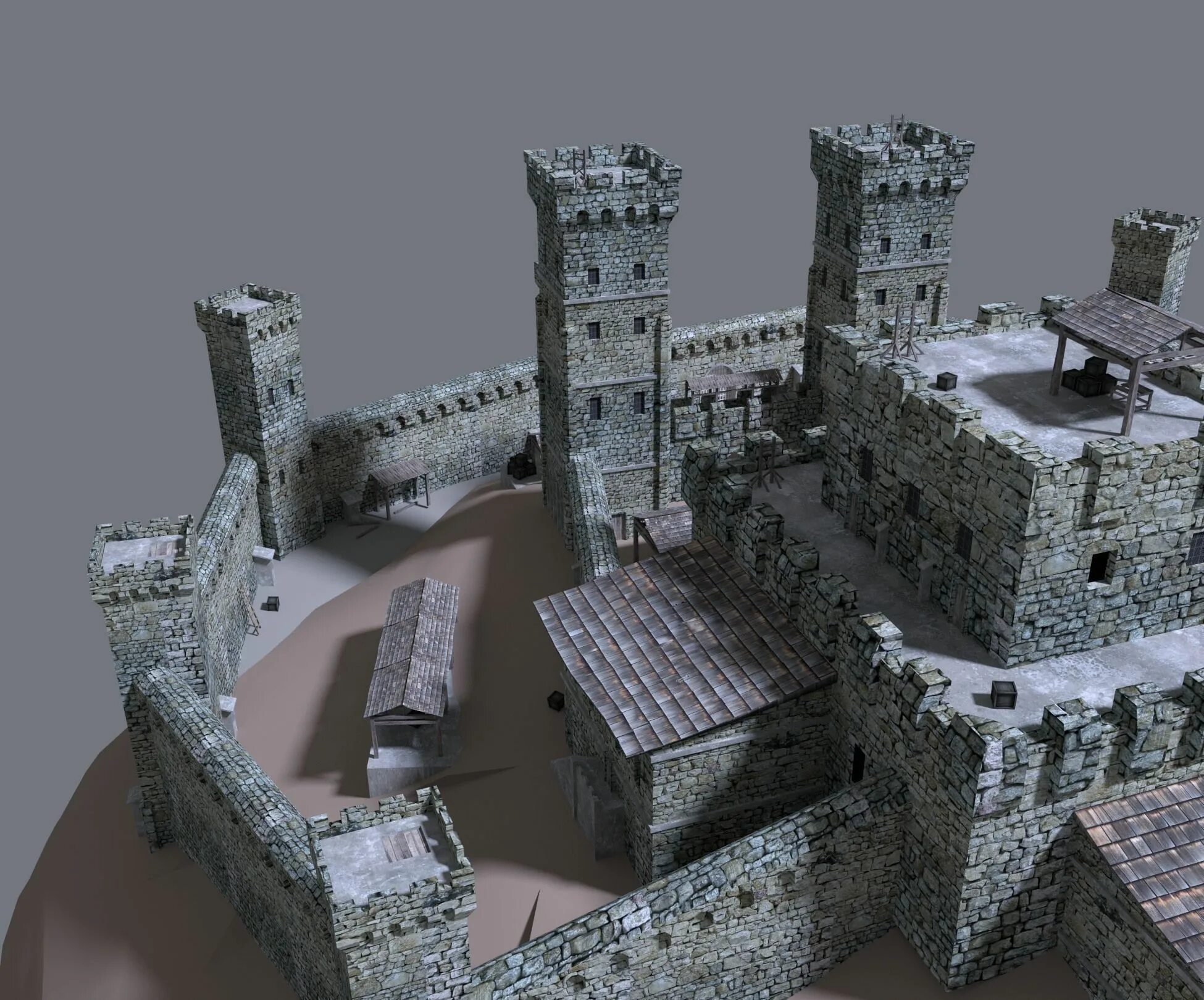 Замок 3 д. Medieval Castle 3d. Винтерфелл диорама. Звезда 8512 "средневековый каменный замок". Замок для моделирования.