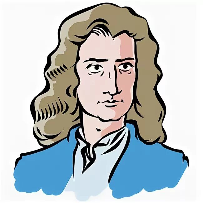 Детский ньютон. Ньютон портрет. Портрет Исаака Ньютона с яблоками.